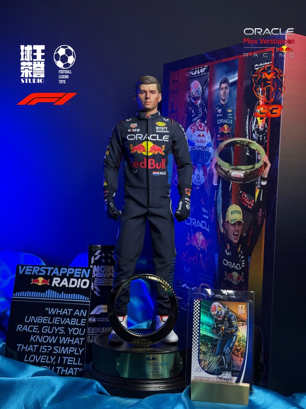 Ball King Honor Verstappen Action Figure Verstappen Figurine Verstappen Doll Brazilian Rain Race Legend in Stock