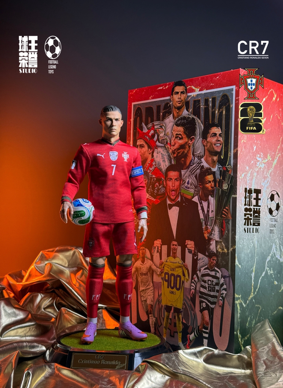 Football King Honor Cristiano Ronaldo Action Figure Cristiano Ronaldo Head Sculpt Cristiano Ronaldo Body Cristiano Ronaldo Figure 2026 World Cup New Model in Stock