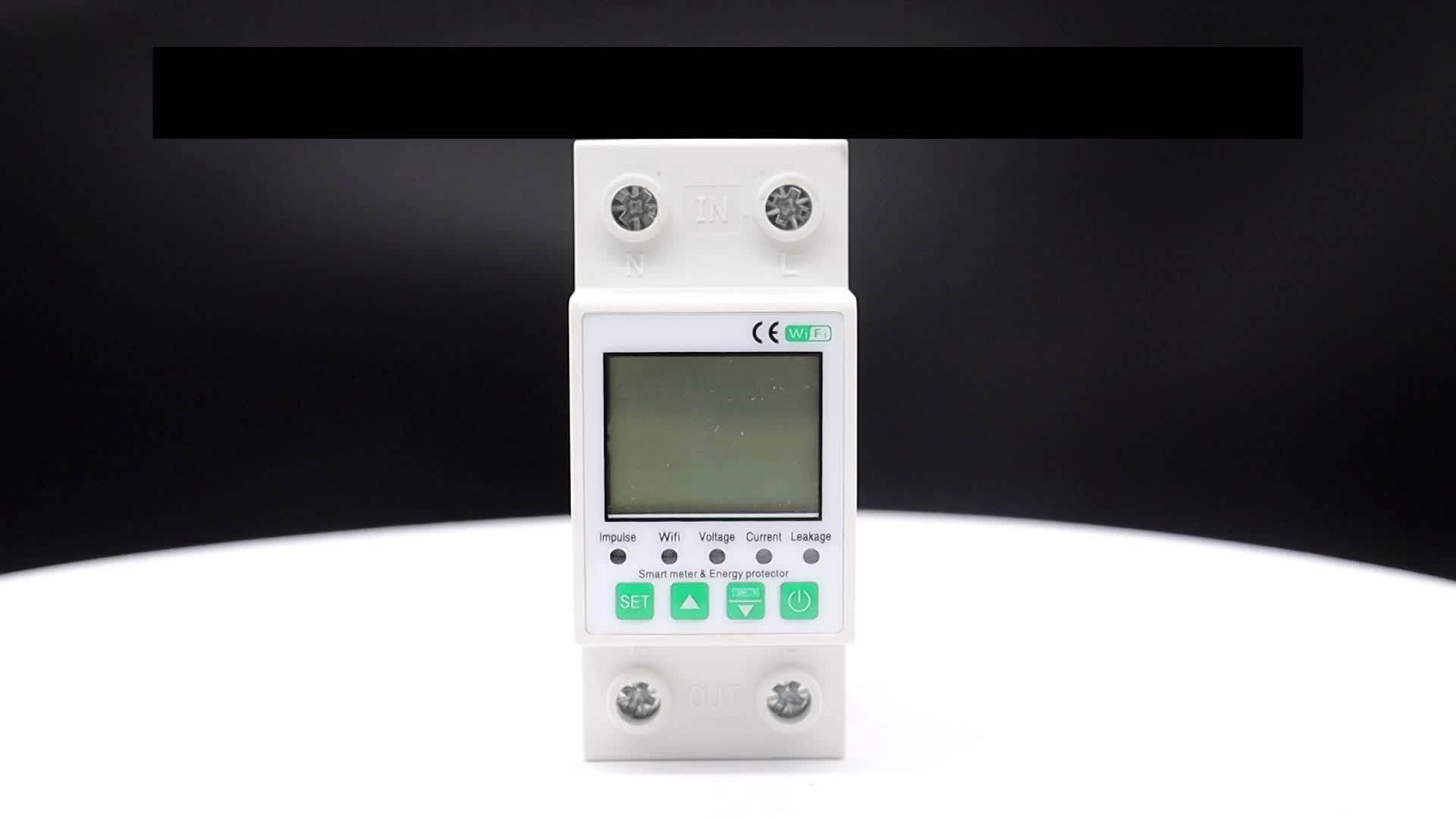 Tuya App Wifi Smart Circuit Earth Leakage Over Under Voltage Protector