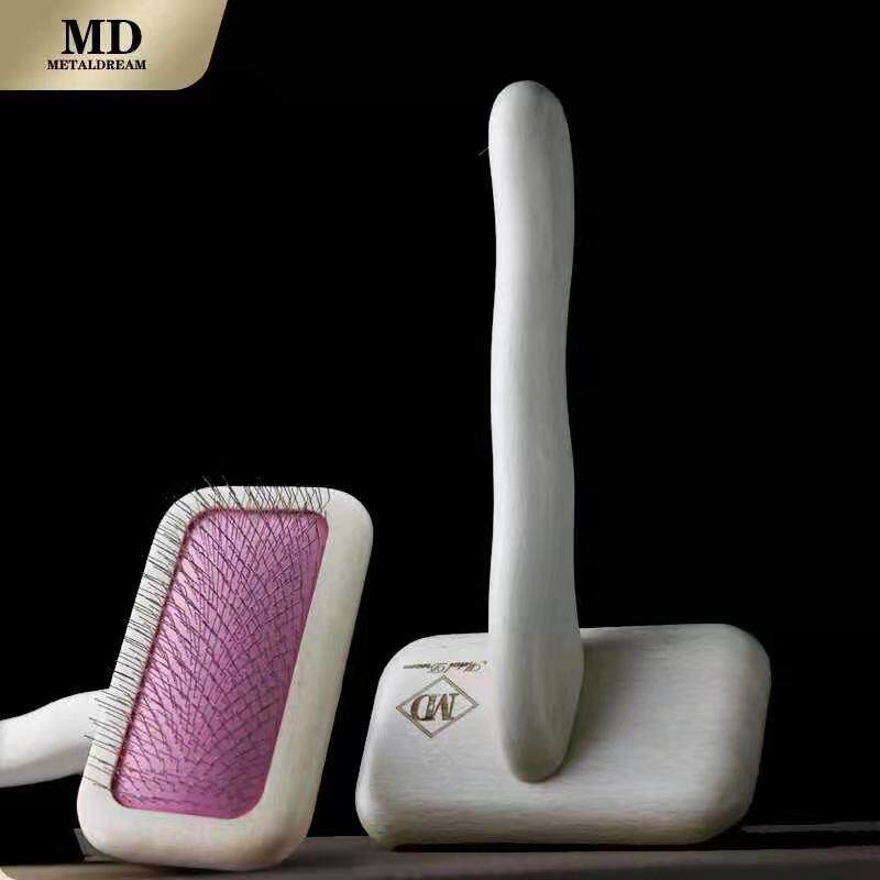 MD-M4 pet needle comb professional air cushion wooden needle comb super soft than bear teddy cat and dog general to floating hair open knot
