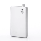 Карманная фляжка, портативная металлическая воронка, 100 мл