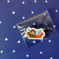 A brown expression pack acrylic badge 18 kinds(full 48 yuan)