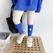 Bean Bag Monarch 22 Spring Autumn Season Han Edition Girl Baby Pit Strips All Cotton Foreign Air 100 Lap Elastic Parquet Color Long Pants For Underpants