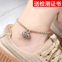 925 pure silver retro foot chain Suzuki with sound female and sexy will ring the circle Palace Suzuki student foot chain