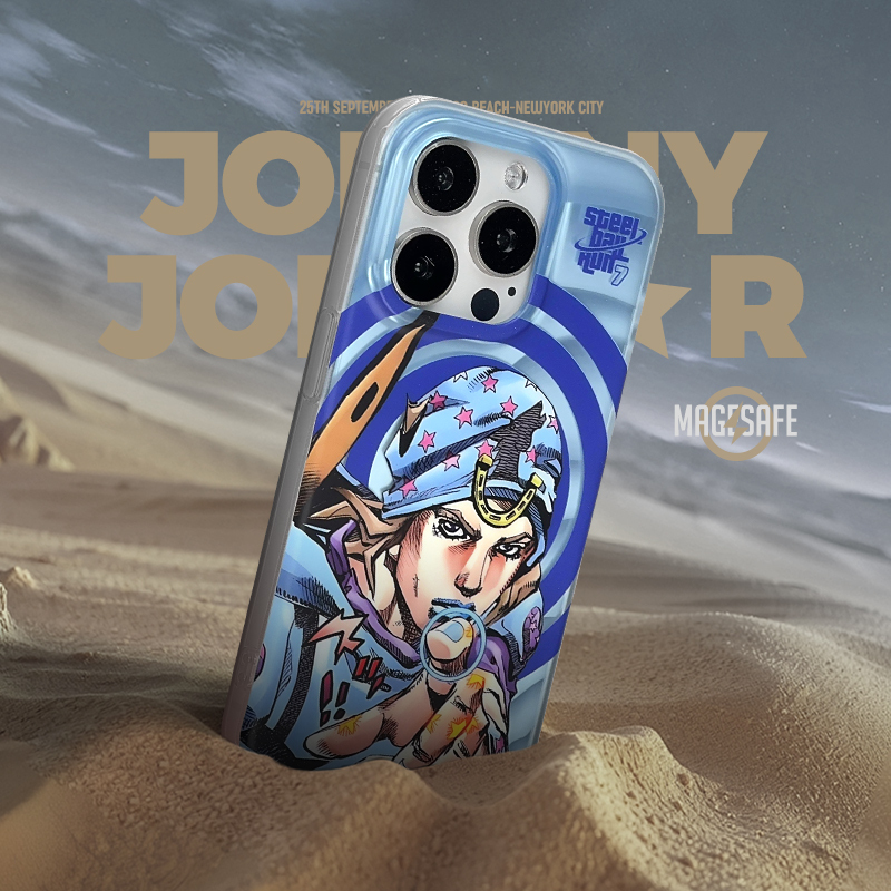 Jojo's Bizarre Adventure Phone Case Suitable for Apple 16 Pro Max Magnetic New Model Case Personalized Trendy 15 Anime Two-Dimensional Merchandise Magsafe Phone Protective Case 14 Original