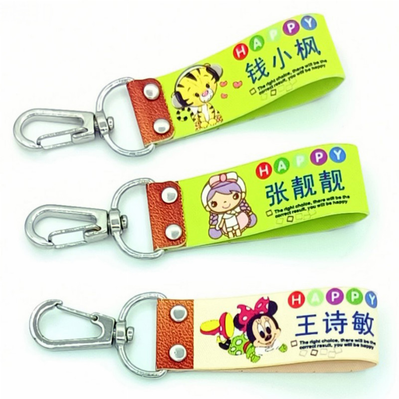 Customized kindergarten children's bookbag name Hanging water cup name Listed Cardwaterproof key buckle metal