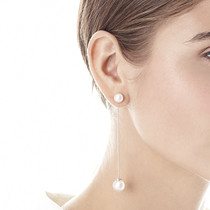 Spanish century-old brand MAJORICA double wear simple temperament tassel garden pearl earrings female