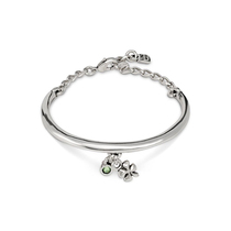 European Pure Artisanal UNOde50 quaderleaf Grass Loving Luck Digital 8 Forwarding Hand Chains Ins small crowdsourced design personality