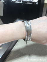 Spanish Personality Pure Artisanal Fashion Tide Card UNO DE 50 Multilayer Tubular Leather Rope Bracelet