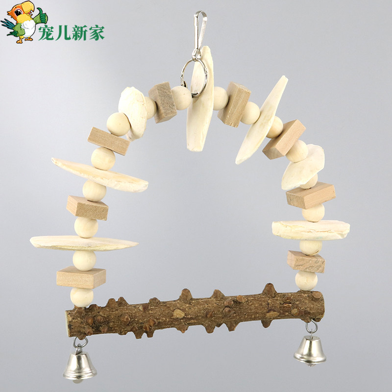 Darling New Horse Fragrance Pipper Chitting Bird Toys Parrot Toys Climbing Ceiling Bird Cage Accessories