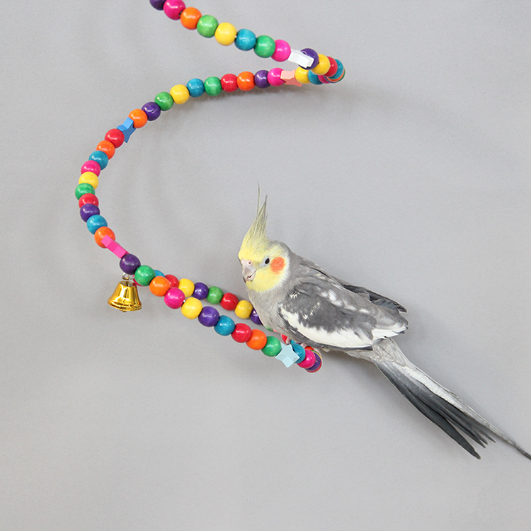 Yêu chim mới đồ chơi chim vẹt cung cấp đồ chơi Parrot swing chim lồng đồ chơi leo chim lồng phụ kiện W45 - Chim & Chăm sóc chim Supplies lồng avi
