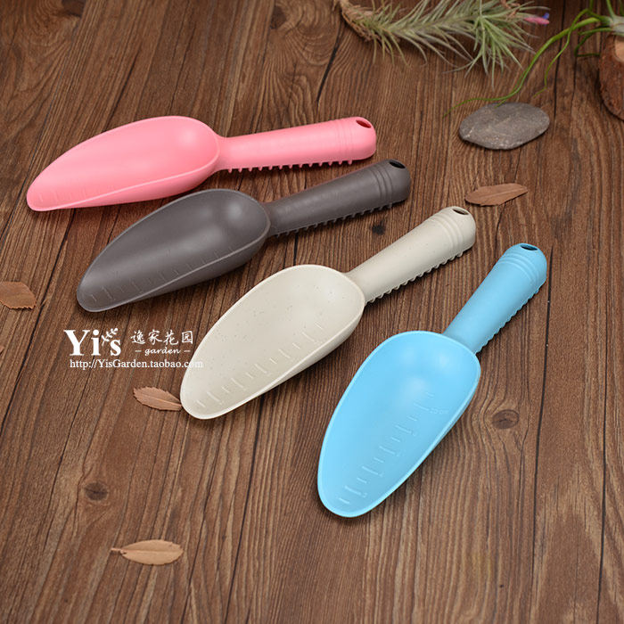 Thickened version with scale earth shovel Plastic large multi-meat plant growing mixed earth Sprout Garden Earth Small Shovel