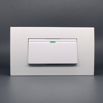 Type 120 single-control double-control switch panel combination module household wall switch one on and one on