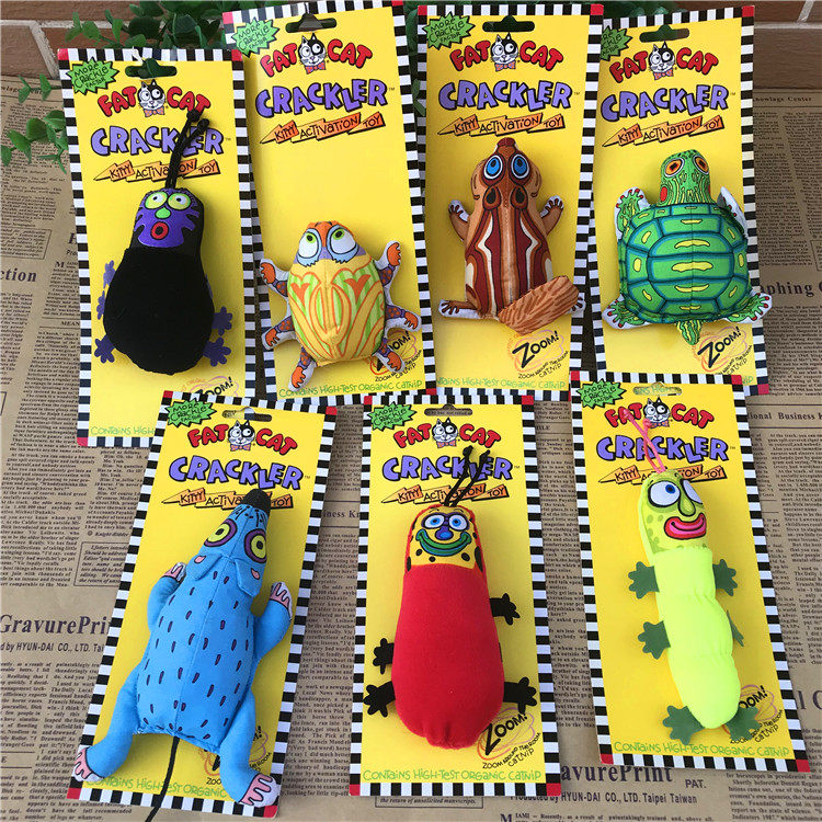 fatcat cat toy puppet toy with catnip funny cat toy