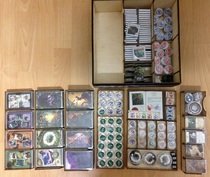 Wheat Record does not contain board games Wooden storage global thriller Eldritch Horror suitable expansion