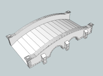 Wheat different Workshop Warhammer table game pp ba wooden scene small stone bridge width variable