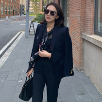 Old Mas Marius emotional soul Mirano wool King suit suit Metal small A waist skirt