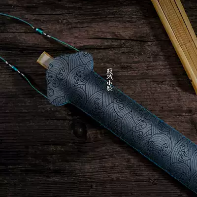 Silk Jiangshui (pattern fan cover)full silk Su Jinhaqing high-end folding fan handmade fan cover 99510 inches