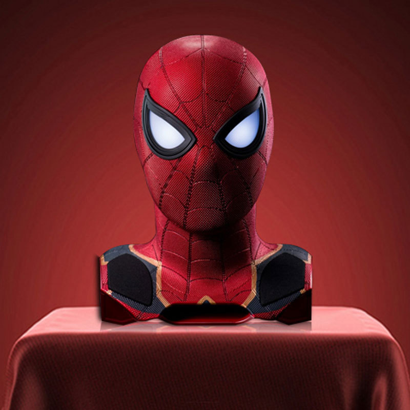 Genuine Camino Iron Spider Helmet Bluetooth Speaker Homecoming Action Figure Speaker Gift for Men