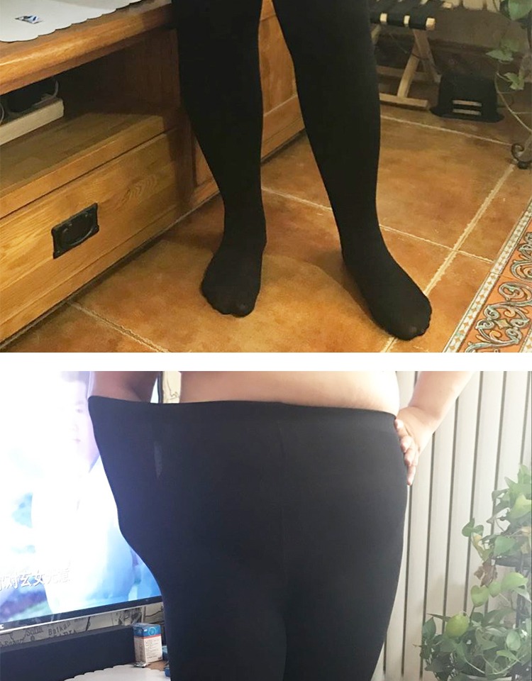 Mùa xuân và mùa thu mới kích thước lớn quần lót áp lực 200 pounds dưới vớ chống móc không thấm nước thịt chân mỏng vớ tất 3d