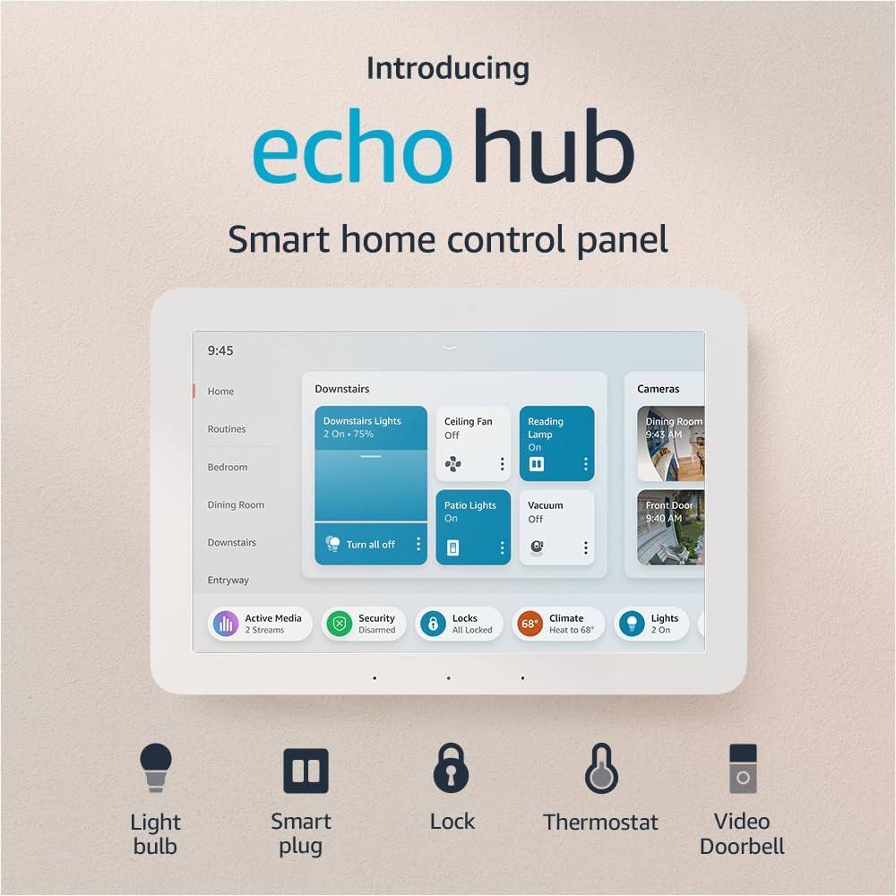Echo Hub スマートホームコントロールパネル Alexa