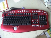 Premium Chinese Multimedia Keyboard for Win Software EZ-7000 Red Black Silver Black Keyboard