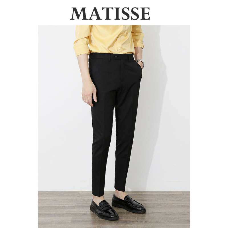 South Korea's Dongdaemun new trend self-cultivation British style ins fashion trousers trousers men