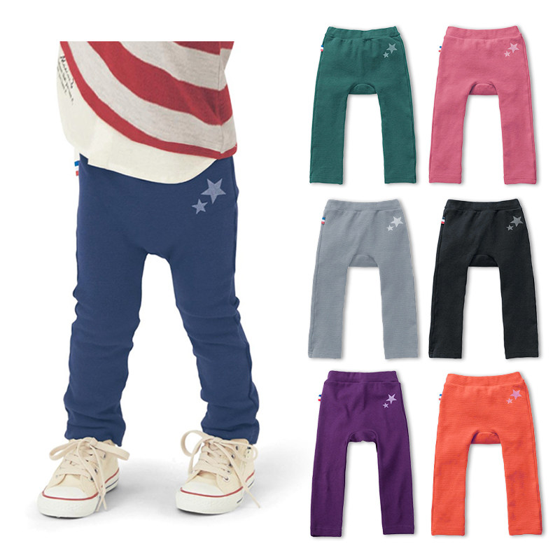 Baby elastic large PP pants Boys pure cotton plus gear pants 4 sides elastic 80-100 yards to exit Japan one thousand anecdoers