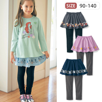 Autumn Winter Girl Dress Pants Woman Baby Pure Cotton Set Pants High Bounce Soft Fake Two Punch Underpants Exit one thousand Anecdotes New