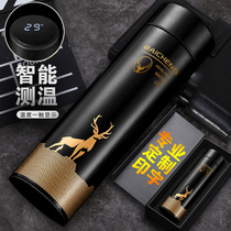 Baijian intelligent insulation cup custom engraving printing logo high value business water cup annual meeting commemorative practical gift