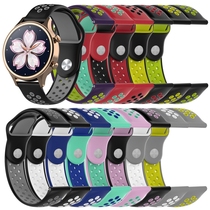 ticwatch c2 rose gold bracelet S1 pure two-color silicone watch wristband 18mm Universal Huawei Watch 1 generation