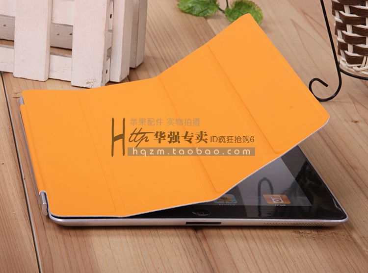 Suitable for Apple iPad2 3 4 mini Smart Cover front cover leather case dormancy protective case mini leather case