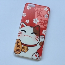 iphone6 6s Simple Phone Case Apple 6s Protective case Painted Cartoon iphone6S Half Pack hard case Set Women