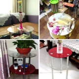 Современный и минималистичный маленький круглый стеклянный диван для спальни