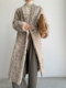 This winter's BI is in! Silhouette golden lamb Xiaohu wool fur coat long loose fur one-piece coat new winter