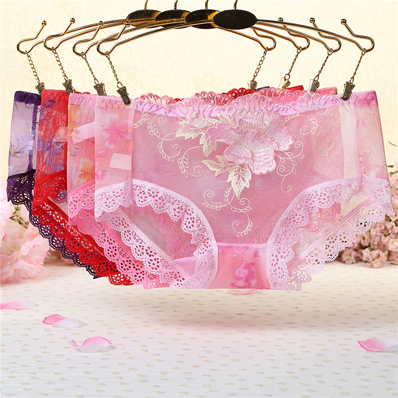 4 Gift Boxes Dress Sexy Ice Silk Briefs Female Apostle Nude Regrets Triangle Underwear Fire-No-No-No-No-No-No-No-No-No-No-No-No-No-No.