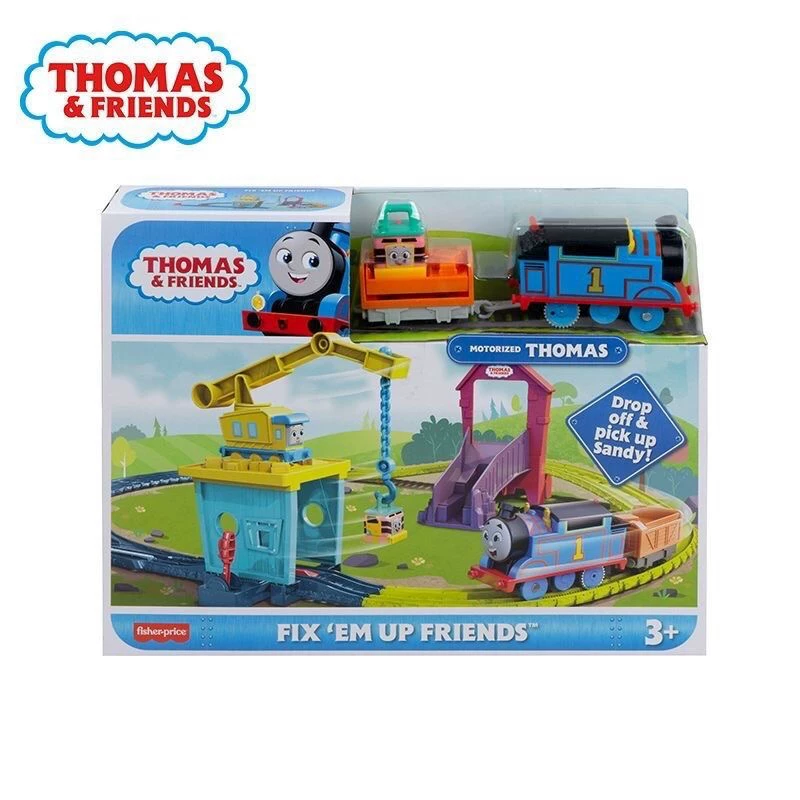 Подлинные Track Master Carly and Sandy Transportation Partner HDY58 Железнодорожный путь Игрушки