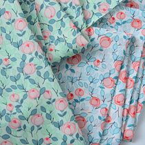 Pure cotton cloth 60 Botanical Fields Garden Handmade Children Clothing Printed Summer Full Cotton Fabric Cotton Fabric Flower Bud
