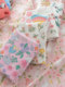 Cloth pure cotton 160 cm wide twill cotton handmade DIY cartoon rabbit pink sheet quilt cover cotton fabric