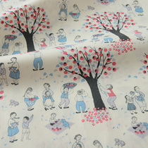 60 pure cotton summer fabric soft and breathable handmade clothing children lining dress full cotton fabric cotton fabric tomatoes