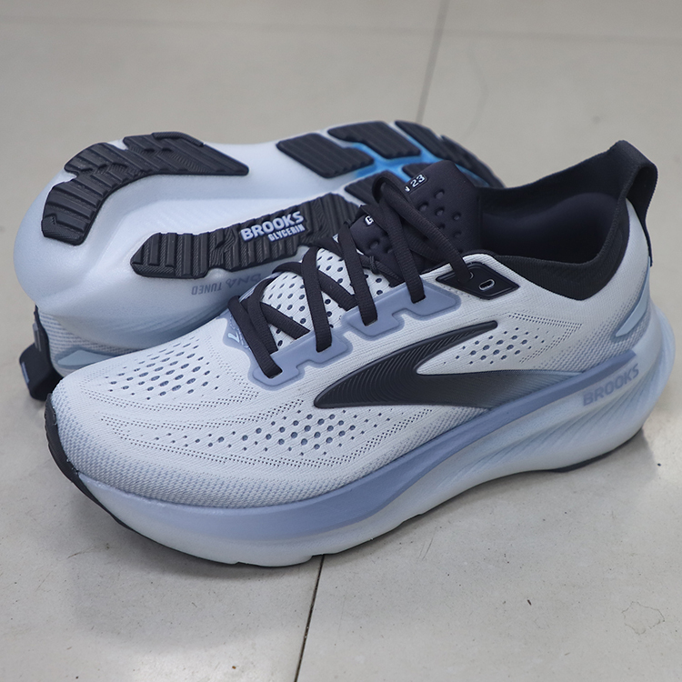 Brooks Glycerin 23 Supportive Cushioning Shock Absorbing Running Shoes Wide Fit Sneakers
