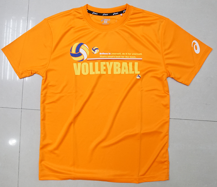 Asics K11608 Volleyball Competition Uniform Multifunctional Sports Quick-Drying T-Shirt Sweat-Wicking Short-Sleeved Made in Taiwan Asics K11608 Volleyball Competition Uniform Multifunctional Sports Quick-Drying T-Shirt Sweat-Wicking Short-Sleeved Made in Taiwan