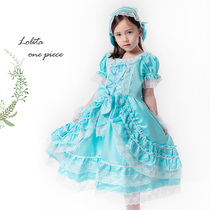 Girls travel Gothic dress Skirt Childrens performance costume Princess dress Photography Lolita Lolita dress