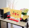 Seven-color fish computer dust cover LCD computer dust cover display keyboard cover towel host cover cloth 22 24 27 inches