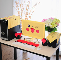 Seven-color fish computer cover LCD computer dust cover monitor keyboard cover host cover 22 24 27 inches