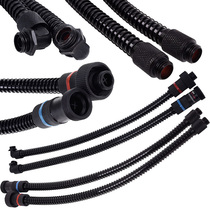 Alphacool quick screw stop water quick plug 31cm anti-folding hose inner 8 outer 11mm water cooling pipe hose