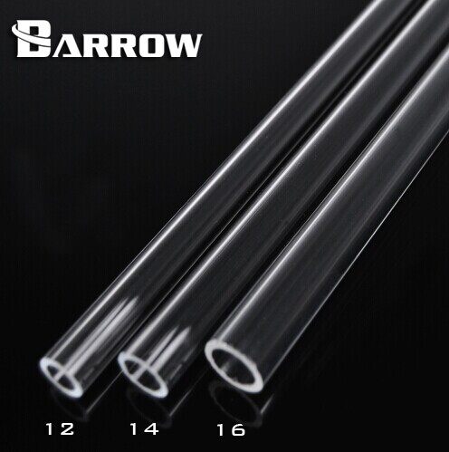 Barrow water-cooled heat dissipation outer diameter 14 inner diameter 10MM transparent acrylic hard tube YK14-10 50CM length