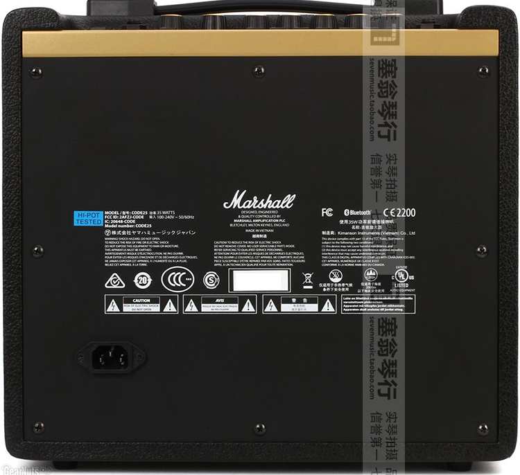Marshall Marshall Code25 Code50 Code100H Split Guitar hiệu ứng kỹ thuật số - Loa loa loa lg xboom go