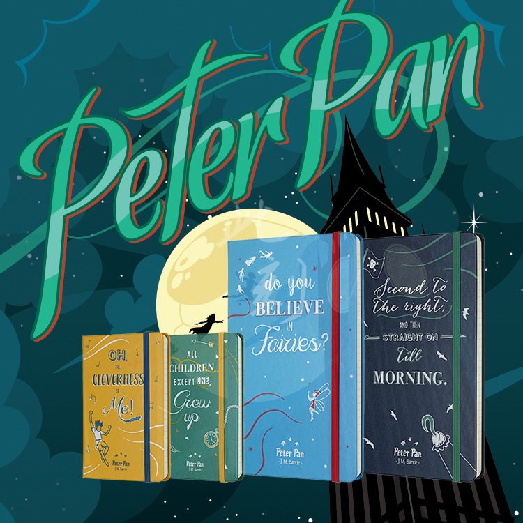 Moleskine Peter Pan Peter Pan Peter Peter Limited Edition Strap Notebook Hand Book Notepad - 