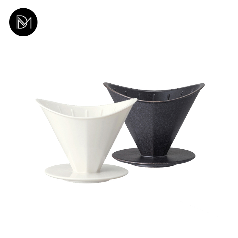 Japan KINTO octagonal series OCT hand-brewed coffee ceramic filter cup household filter funnel